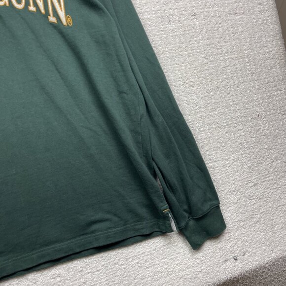 Rodd & Gunn Jumper Men L Forest Green Logo 1/4 Zip College Pullover Burnbridge - Picture 4 of 13